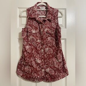 Wrangler Retro Women’s Sleeveless Pearl Snap
Gently worn
Women’s Size Large